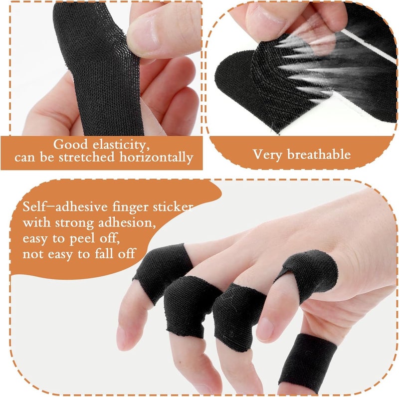 Larrel 100PCS Bowling Tape, 2.5x7cm/1x2.8inch Bowling Finger Tape, 4 Colors Bowling-Ball Thumb Tapes, Bowler Protective Tapes for Women and Men, Bowling-Accessories for Bowlers Exercise Sport - Image 4